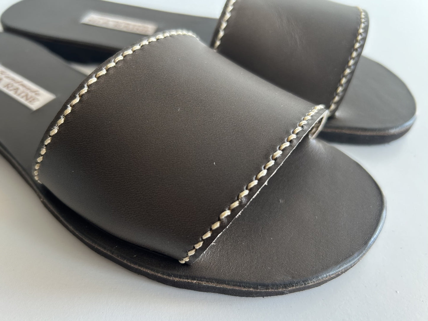 Frank open toe mule