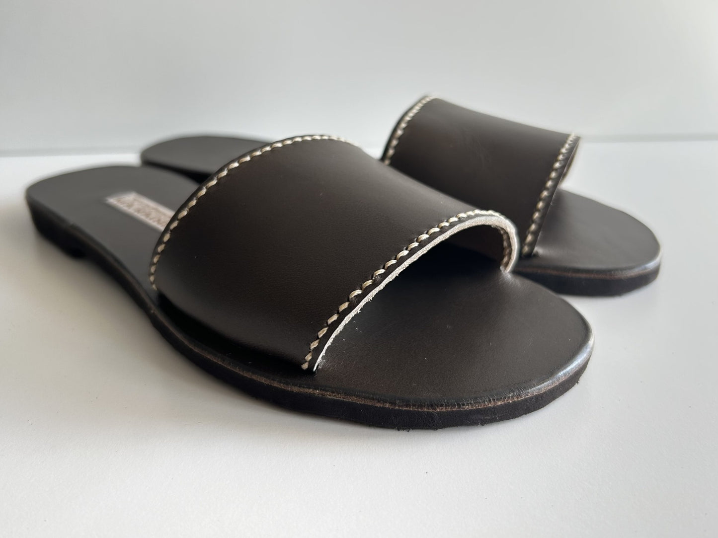 Frank open toe mule