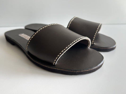 Frank open toe mule